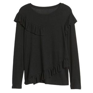 BP. Ruffle Knit Top